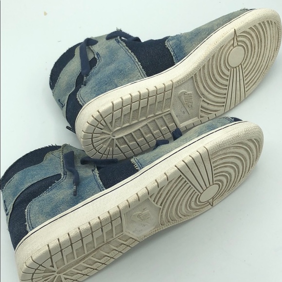 Nike Jordan Westbrook 0.2 BG Bleached Denim Sneakers Kids Size 6.5 - Picture 3 of 12